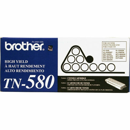 Brother TN580 - Toner cartridge - 1 x black - 7000 pages