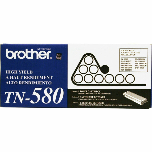 Brother TN580 - Cartucho de tóner - 1 x negro - 7000 páginas