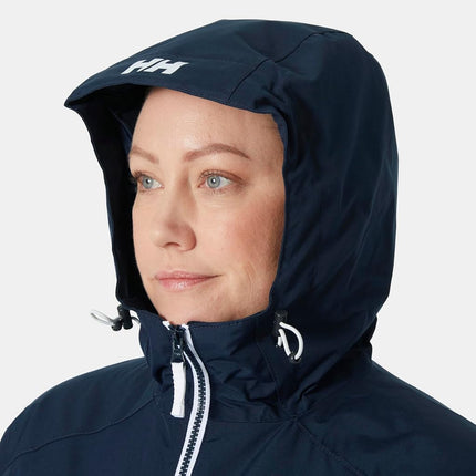 Helly Hansen Women's W Long Belfast Winter Jacket, Navy, 3XL