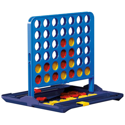 Official Hasbro Games Connect 4 Game (2025 Edition) | All-in-1 Storage, Carrying Case, Score Tracker | Ages 6+ | 2 Players | Family Games for Children - English Version
