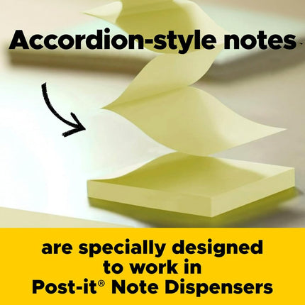 Post-it Pop-up Notes, 3x3 in, 3 Pads, America's #1 Favorite Sticky Notes, Floral Fantasy Collection, Bold Colors (Green, Yellow, Orange, Purple, Blue), Clean Removal, Recyclable (3301-3AU-FF)