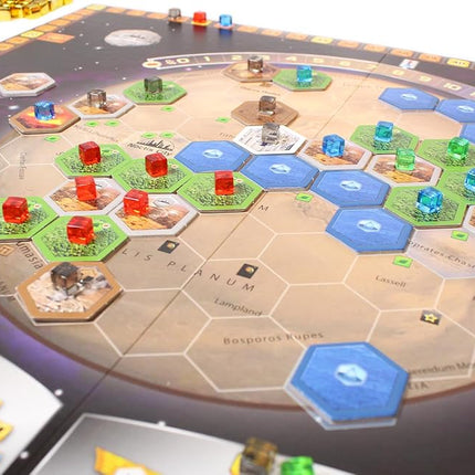 Stronghold Games , Terraforming Mars , Board Game , Ages 14+ , 1-5 Players , 90 - 120 Minute Playing Time