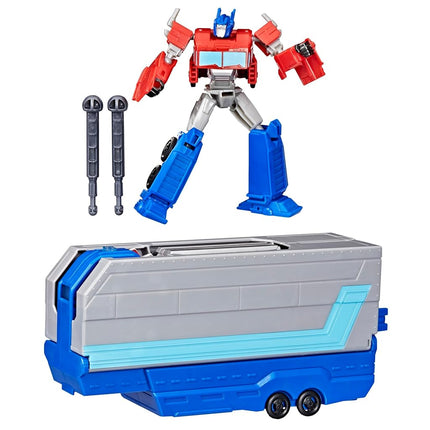 Transformers EarthSpark Optimus Prime Battle Trail
