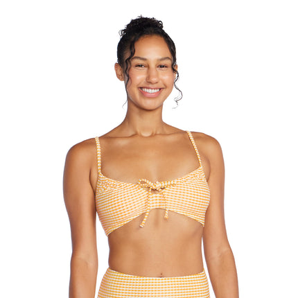Speedo Women's Swimsuit Bikini Top Adjustable Squa