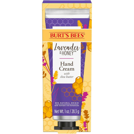 Burt's Bees Lavender and Hand Cream, Honey, 30 millilitre