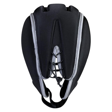 CHAMPRO 7 on 7 Series Soft Shell Headgear, Black and Graphite, Medium