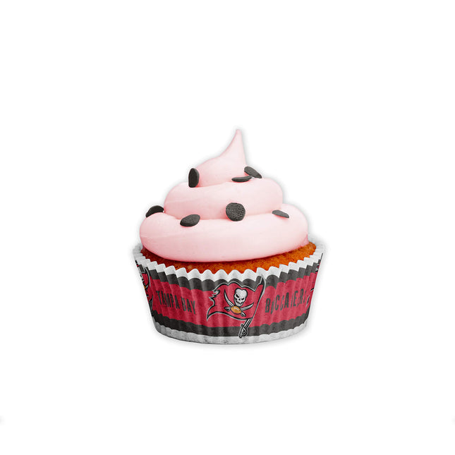 NFL Tampa Bay Buccaneers Baking Cupslarge, Team Colors, One Size