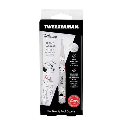 Tweezerman Disney's 101 Dalmatians Slant Tweezer - Hair Removal Tweezers, Stainless Steel