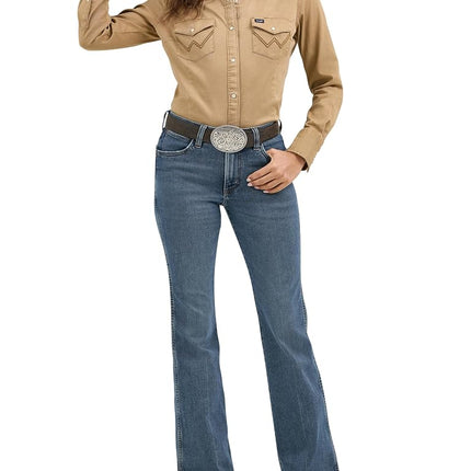 Wrangler Women's 11MPESY Jeans, Shelby, 27W x 32L