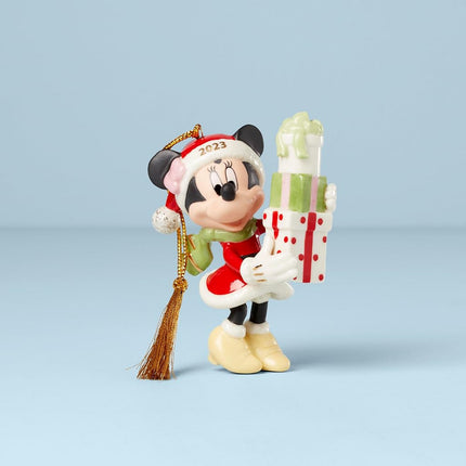 LENOX 2023 Minnie's Ornament, 0.35, Blue
