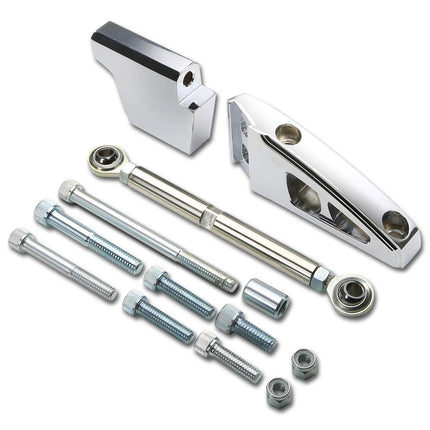 DNA motoring ABK-RC4311 ABKRC4311 Soporte de aluminio para aire acondicionado [para Chevy SBC Short Water Pump SWP]