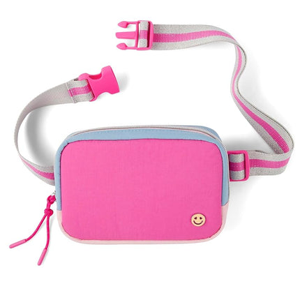 The Children's Place Girls' Crossbody Belt Bag, Pink Multi, NO Size