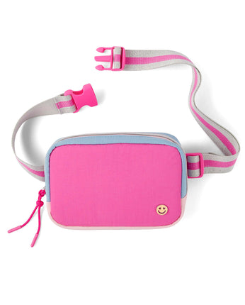 The Children's Place Girls' Crossbody Belt Bag, Pi