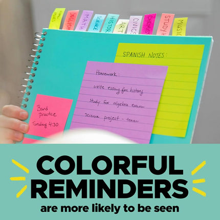 Post-it Flags with On-the-Go Dispenser, Assorted Primary Colors, 1/2-Inch Wide, 100/Dispenser, 1-Dispenser/Pack, 2-PACK