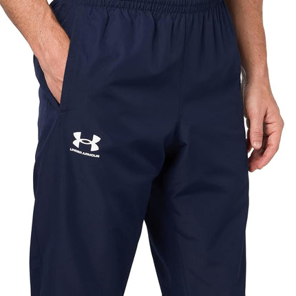 Pantalones rompevientos Rival Woven de hombre Under Armour, (410) Midnight Navy/Midnight Navy/White, S Tall