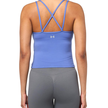 Under Armour Women's Movement Strappy Tank Top, (561) Starlight / / Metallic Silver, XS