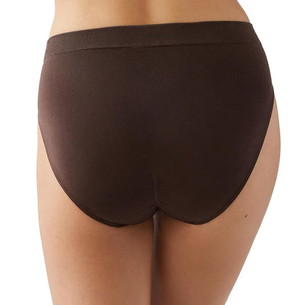 Wacoal Women's B-Smooth Hi-Cut Brief Panty, Hot Fudge, 3X