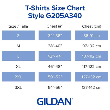 Gildan Adult DryBlend Workwear T-Shirts with Pocket, 2-Pack, Black, XL