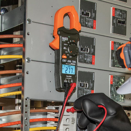 Digital Clamp Meter, AC Auto-Ranging 400 Amp with Temperature and Non-Contact Voltage Detector, Klein Tools CL220