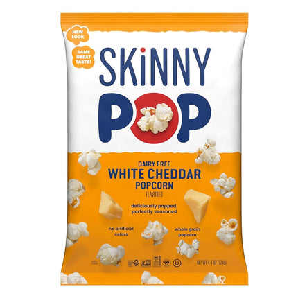 Skinny Pop Ultra Lite White Cheddar Popcorn, 4.4 Ounce