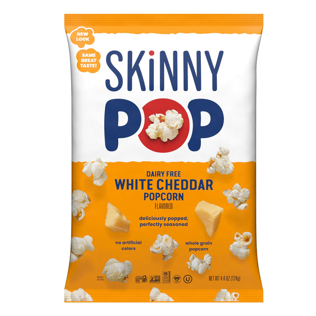 Skinny Pop Ultra Lite White Cheddar Popcorn, 4.4 O