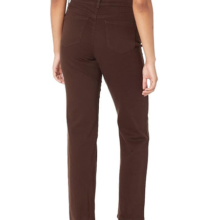 Gloria Vanderbilt Womens Amanda Classic High Rise Tapered Jean Petite, Coffee Roast-ds, 14 Short