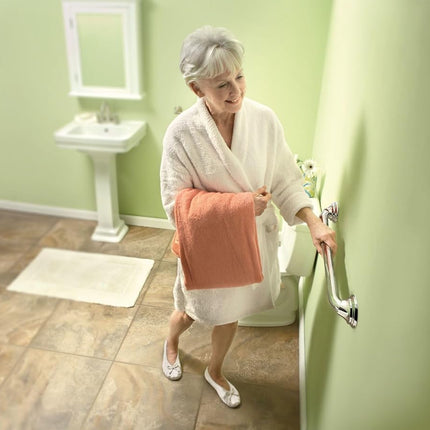 Moen LR8724D3GCH Barra de Agarre Home Care de 24 Pulgadas, Cromo