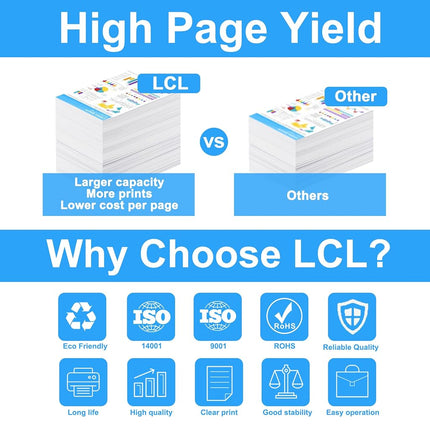 LCL 142A 2000PAGES with Chip Toner Cartridge Replacement for HP 142A W1420A 142X W1420X Replacement for HP LaserJet M110 M110w MFP M139 M139w M140 M140w Printer (2 Pack)