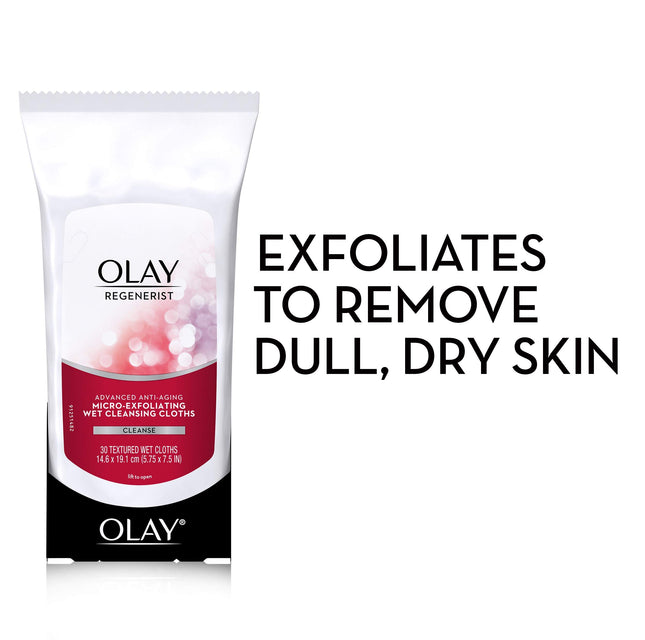 Toallitas limpiadoras faciales antiedad avanzadas Olay Regenerist