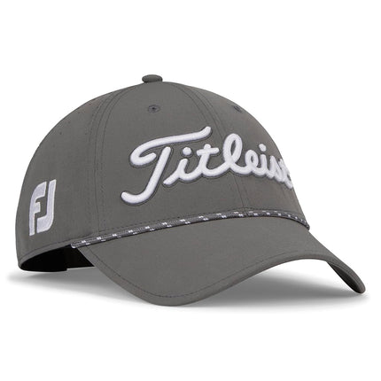 Gorra de golf Titleist Tour Breezer para hombre, color carbón/blanco