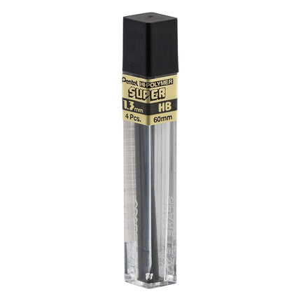 Pentel PentelCH13BPHB2 Super Hi-Polymer Lead Refill (1.3mm) HB, 8Pcs/Tube, 2Pk