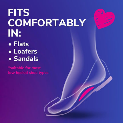 Dr. Scholl’s Stylish Step Hidden Arch Support for Flats, 3 Pairs