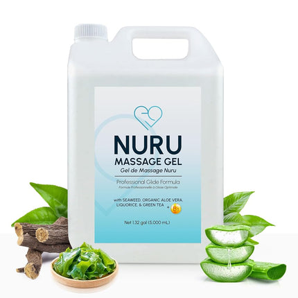 Nuru Massage Gel 5000ml, Organic Aloe Vera & Seawe