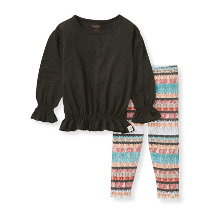 Burt's Bees Baby Top and Pant Set, Tunic and Leggi