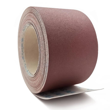 400 Grit Sandpaper Roll, 3 Inch x 49 Feet Emery Cloth Roll Aluminum Oxide Abrasive Paper Roll Continuous Sandpaper for Metalworking, Woodworker, Furniture Repair, Sanding Automotive Plumbing