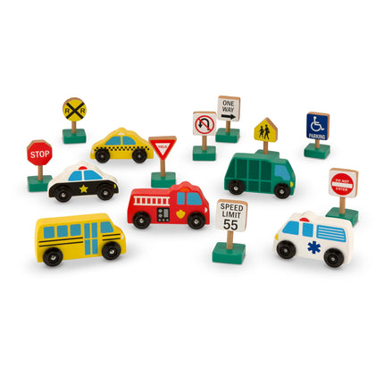 Melissa & Doug 3177 599038323477 Wooden Vehicles a