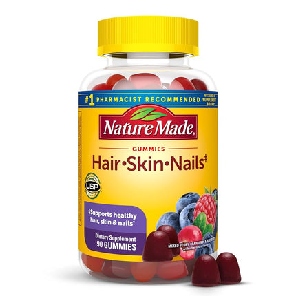 Nature Made Hair, Skin & Nails 2500 mcg Biotin Gum