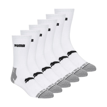 PUMA - running socks - 6 Pack Crew Socks mens