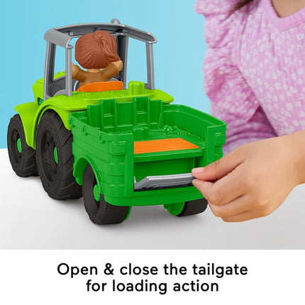 Fisher-Price Little People Push & Play Tractor Toddler Toy
