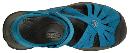 KEEN Women's Rose Casual Closed Toe Sandals, Fjord Blue/Drizzle, 2.5 UK