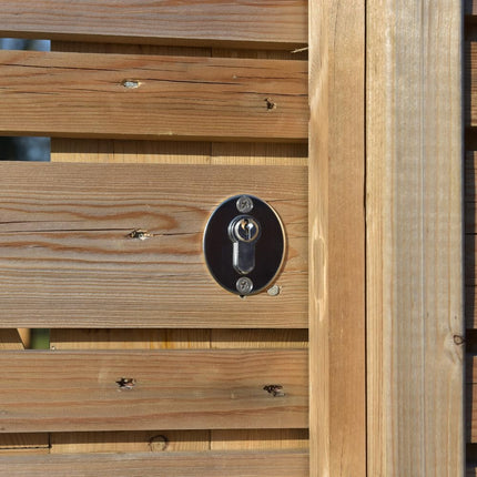 GateMate Keyed Alike Euro Long Throw Lock - Double Locking - 2 3/4" Stainless Steel Gate Lock