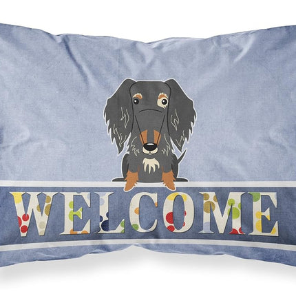 Caroline's Treasures Wire Haired Dachshund Dapple Welcome Pillowcase, Multicolor, Standard
