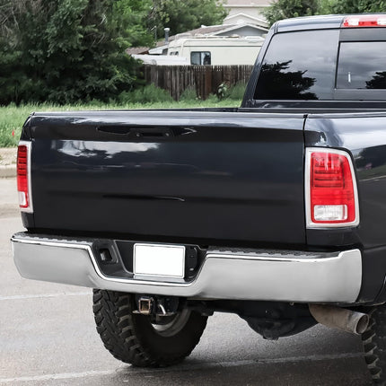 DNA MOTORING Rear Bumper Bar Compatible With Ram 2500/3500 2013-2018, Without Park Assist, CH1102378, Chrome, BUMP-R-DR13-FB-01-CH