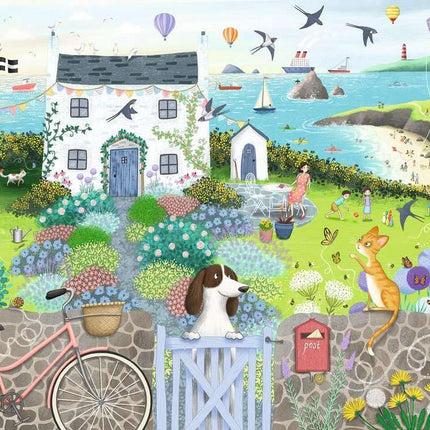 Ravensburger Coastal Cottage 1000 Piece Jigsaw Puzzle for Adults