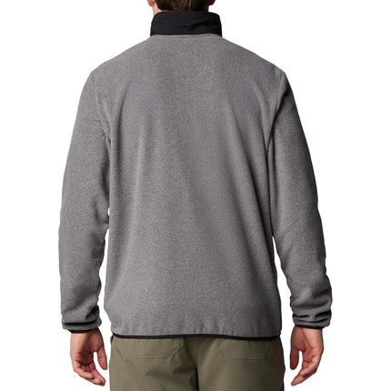Columbia Men's Sequoia Grove Full Zip Fleece, City Grey Heather/Black, XS
