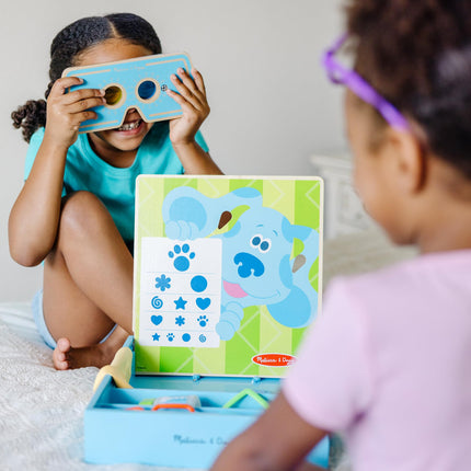 Melissa & Doug Las Pistas de Blue y Tú! Juego de rol de oculista, juguete de juego de rol para niños de 3 años en adelante, regalo para niños o niñas, materiales con certificación FSC