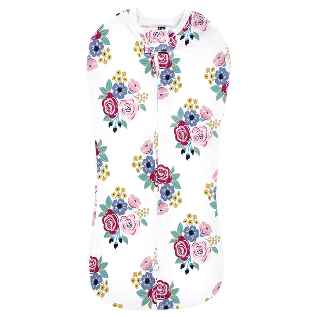 Hudson Baby Infant Girl Sleep Pod, Blush Navy Flor