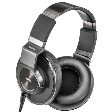 AKG Pro Audio K553 MKII Over-Ear, Closed-Back, Foldable Studio Headphones,Black