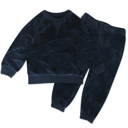 HonestBaby Baby 2-Piece Cozy Velour 100% Cotton Sw
