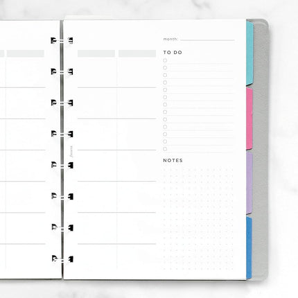 Filofax Lifestyle Refill, A5 Size, Notebook Refill, White Paper, Activity Planner, 56 Sheets (B132849)